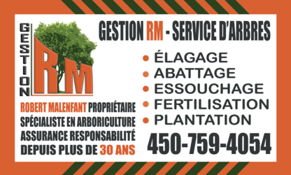Gestion RM - Tree Service