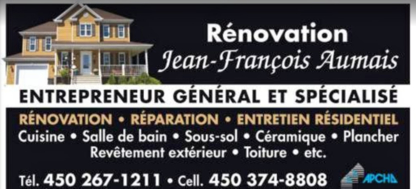 Rénovation Jean-François Aumais - Home Improvements & Renovations
