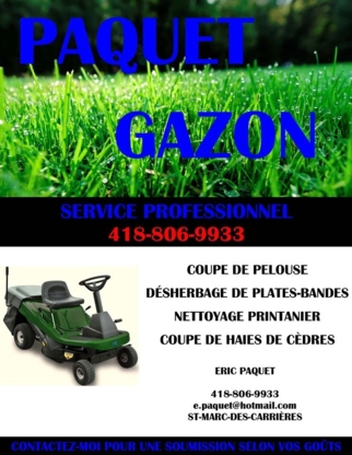 Paquet Gazon - Lawn Maintenance