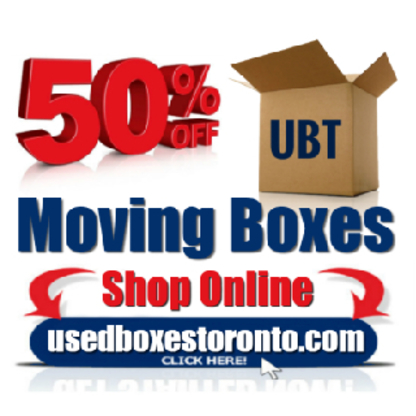 Used Boxes Toronto - Fournitures et matériel de déménagement