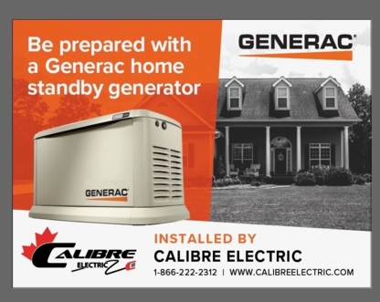 Calibre Electric | Generac Generators - Electricians & Electrical Contractors
