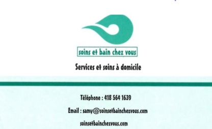 Soins et Bain Chez Vous - Services et Soins à Do micile - Services de soins à domicile