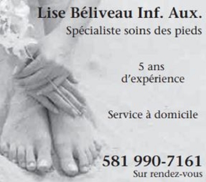 Lise Béliveau - Spécialiste Soins des Pieds - Soins des pieds