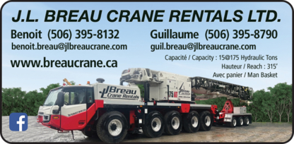 J L Breau Crane Rental - Crane Rental & Service