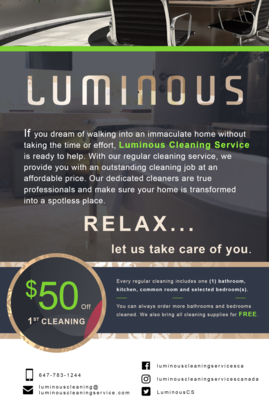 Luminous Cleaning Service - Commercial, Industrial & Residential Cleaning