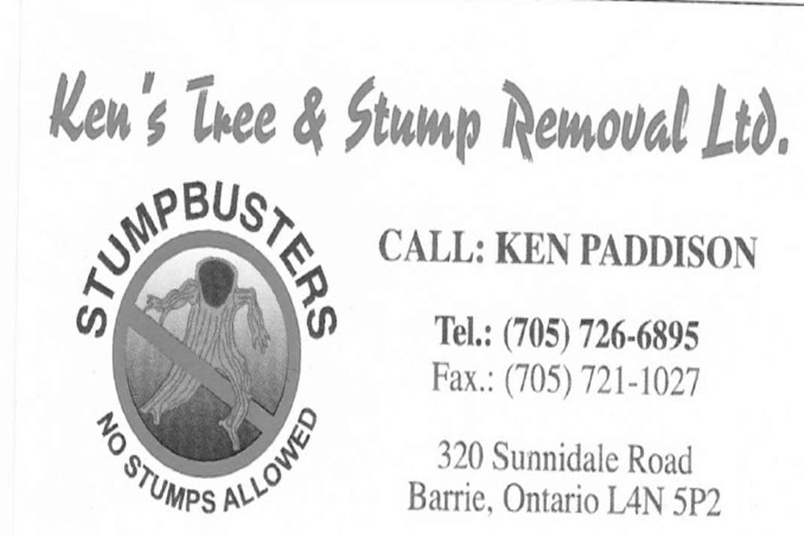 Ken's Tree & Stump Removal Ltd - Service d'entretien d'arbres