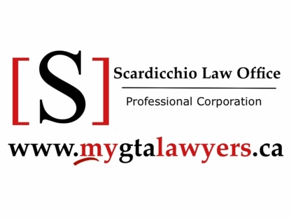 Scardicchio Law Office Professional Corporation - Avocats en droits de l'homme