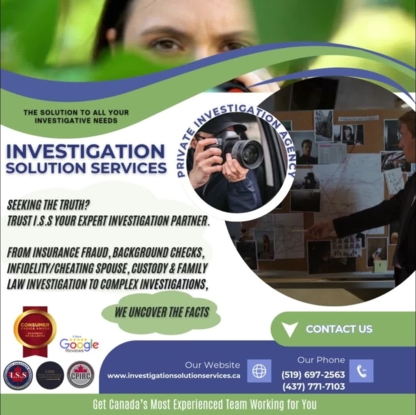 Investigation Solution Services - Private Investigators & Detective Agencies