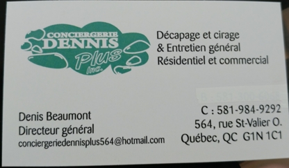 Conciergerie Dennis Plus - Commercial, Industrial & Residential Cleaning