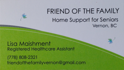 Friend of the Family Homecare Services - Home Health Care Service