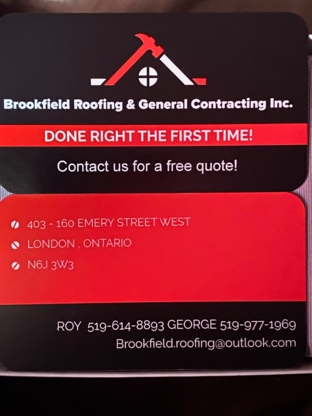 Brookfield Roofing & General Contracting Inc - Roofers