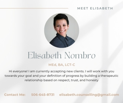 Elisabeth Nombro Counselling Services - Counselling Services