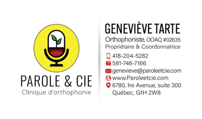 Clinique D'orthophonie Parole & Cie - Orthophonistes