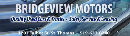 Bridgeview Motors - Concessionnaires d'autos d'occasion