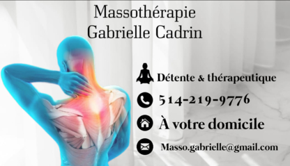 Voir le profil de Massothérapie Gabrielle Cadrin - Saint-Hippolyte