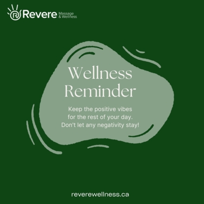 Revere Massage & Wellness Centre Inc - Services d'information en santé