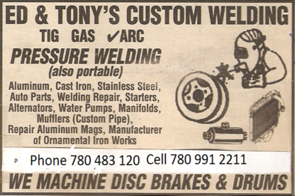 Ed & Tony's Welding - Welding