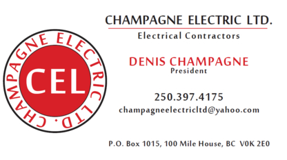 Champagne Electric Ltd - Électriciens