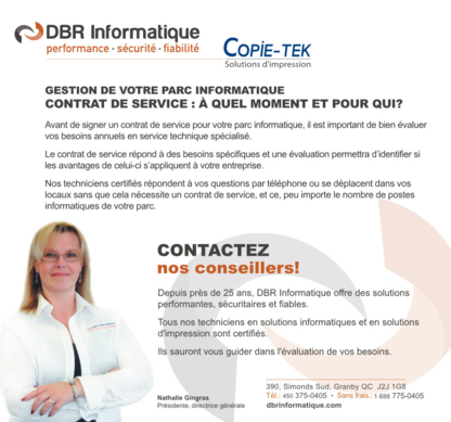 DBR Informatique - Consultants en technologies de l'information