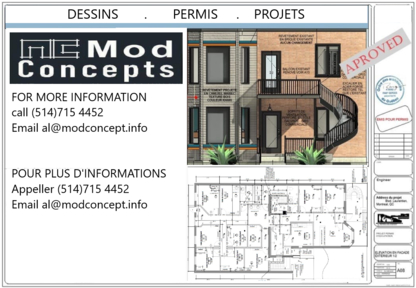 Services Concept Mod Inc - Architectural Drawing