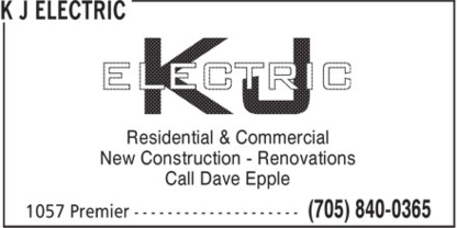 K J Electric - Électriciens