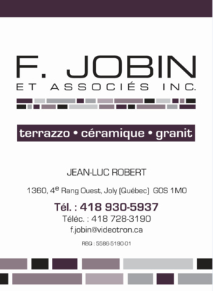 F.Jobin et Associés Inc. - Carreleurs et entrepreneurs en carreaux de céramique