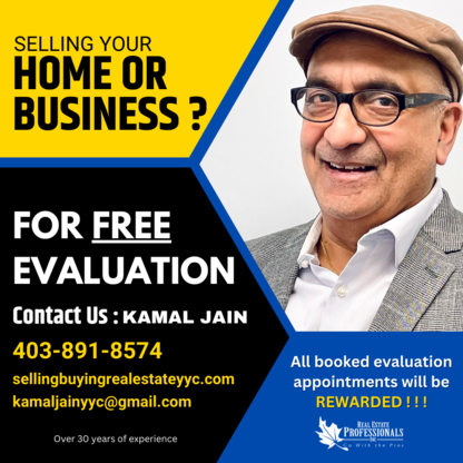 Kamal Jain - Real Estate Agent at Real Estate Professionals Inc. - Real Estate (General)