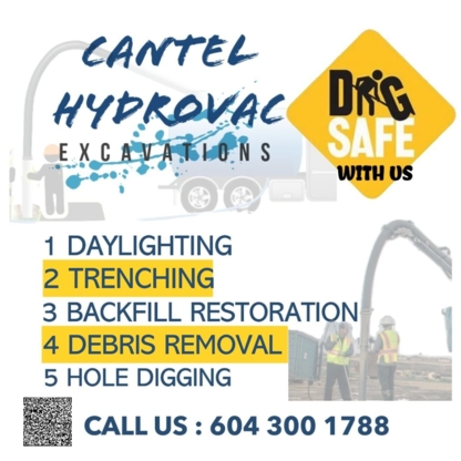Cantel Hydrovac Excavations - Entrepreneurs en excavation