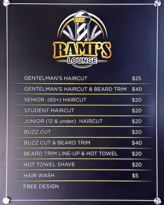 Rami's Lounge Barber Shop - Barbers