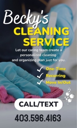 Becky's Cleaning Service - Nettoyage résidentiel, commercial et industriel