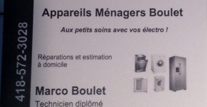 Appareils Menagers Boulet - Appliance Repair & Service