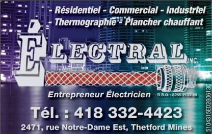 Electral Inc - Électriciens