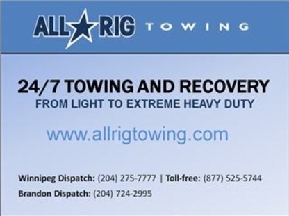 AllRig Towing Service Ltd - Vehicle Towing