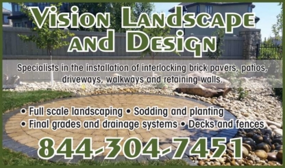 Vision Landscaping & Design - Landscape Contractors & Designers