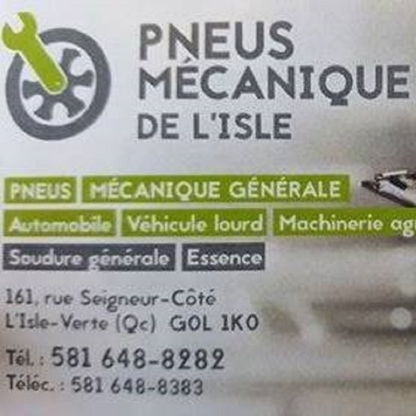 Pneus Mecanique De L'Isle - Garages de réparation d'auto