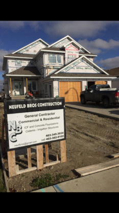 Neufeld Bros Construction - Entrepreneurs en fondation