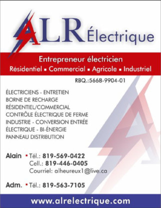 ALR Électrique Inc - Electricians & Electrical Contractors