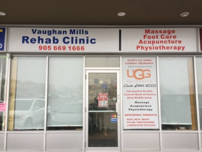 Vaughan Mills Rehab Clinic - Massothérapeutes enregistrés
