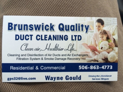 Brunswick Quality Duct Cleaning - Restauration, peinture et réparation de béton