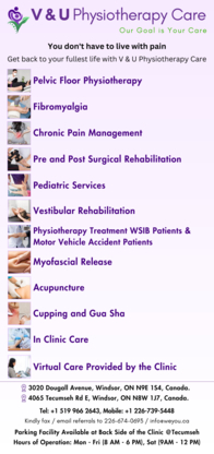 V & U Physiotherapy Care Clinic - Physiotherapists