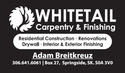 Whitetail Carpentry and Finishing - Carpentry & Carpenters