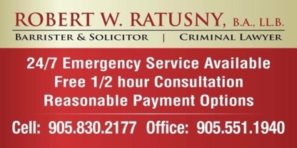 Robert Ratusny - Criminal Lawyers