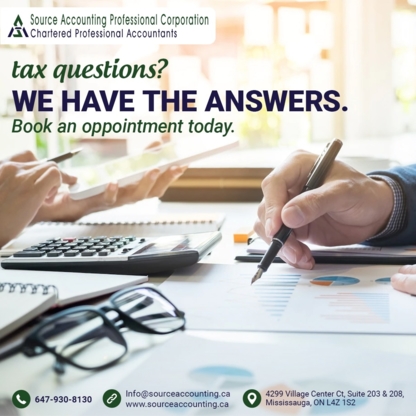 Source Accounting Professional Corporation, Cpa - Chartered Professional Accountants (CPA)