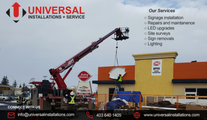 Universal Installations - Enseignes