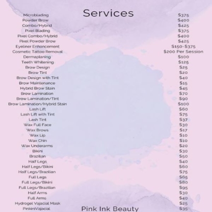 View Pink Ink Beauty’s Abbotsford profile