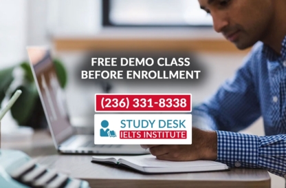 Study Desk IELTS Institute Surrey, Delta - Tutorat