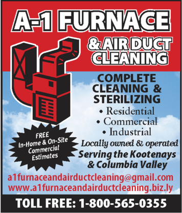 A-1 Furnace & Air Duct Cleaning - Duct Cleaning