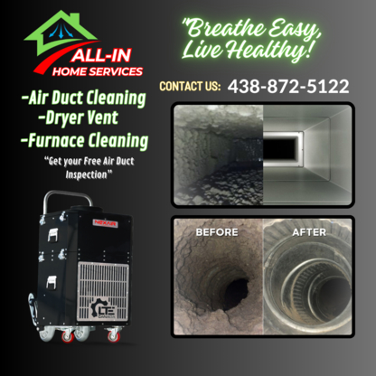All-In Duct Cleaning Services - Nettoyage de conduits d'aération
