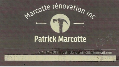 Marcotte Rénovation Inc. - Entrepreneurs généraux