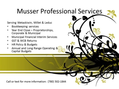 Musser Professional Services - Tenue de livres